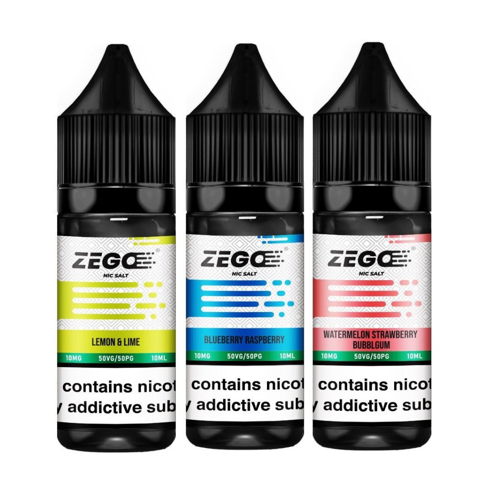 Zego Nic Salt 10ml E-Liquid - Box of 10 - Vape Villa