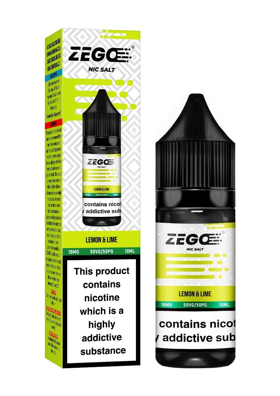 Zego Nic Salt 10ml E-Liquid - Box of 10 - Vape Villa
