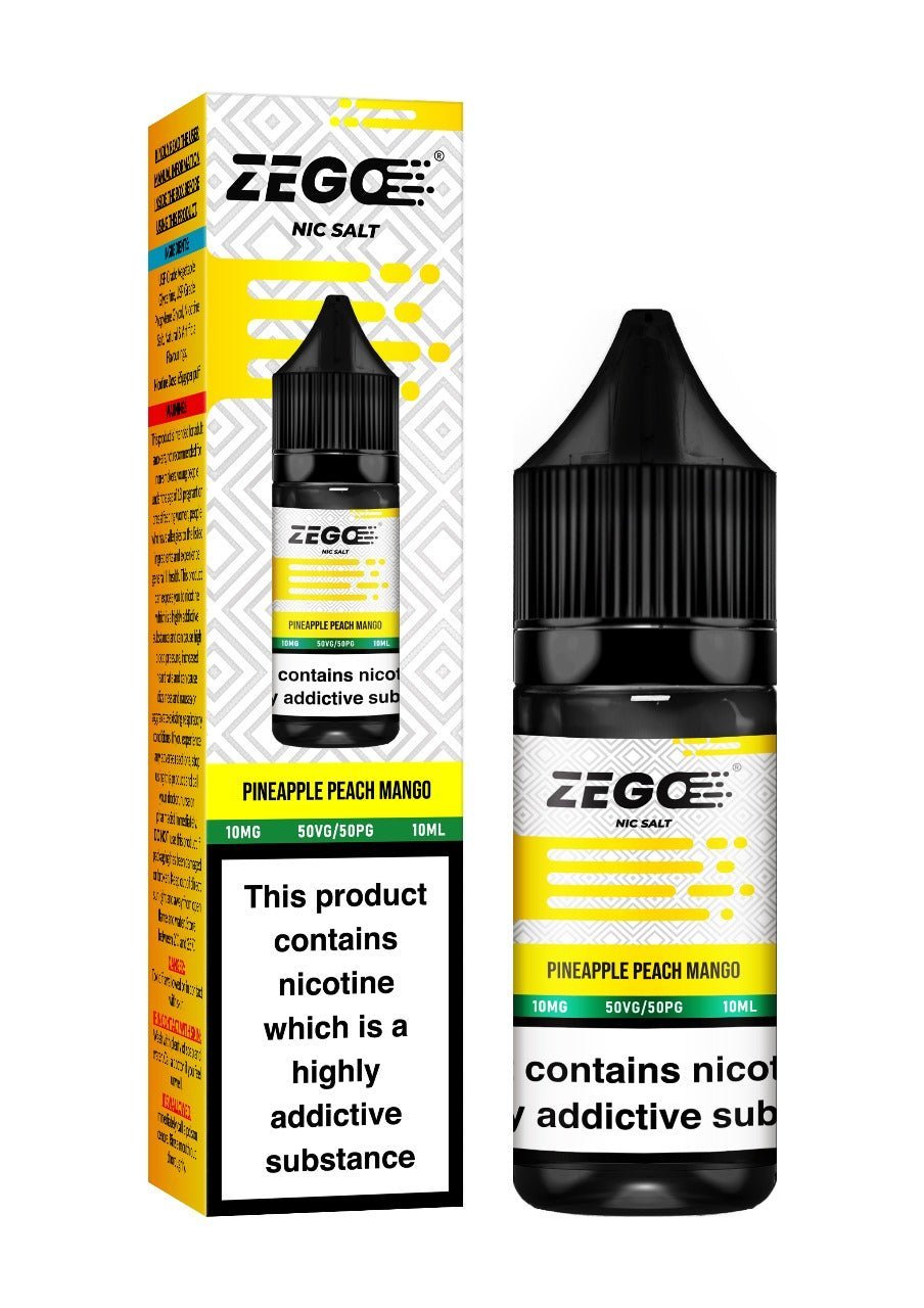 Zego Nic Salt 10ml E-Liquid - Box of 10 - Vape Villa