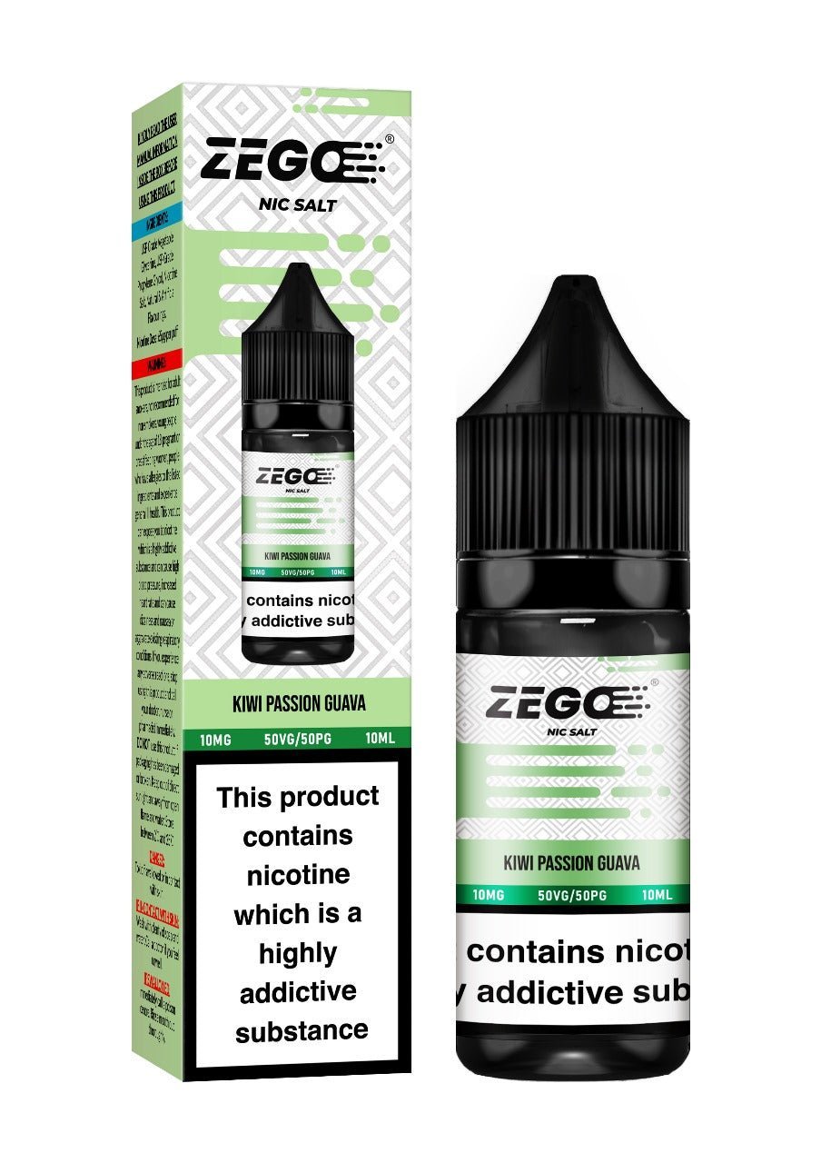 Zego Nic Salt 10ml E-Liquid - Box of 10 - Vape Villa