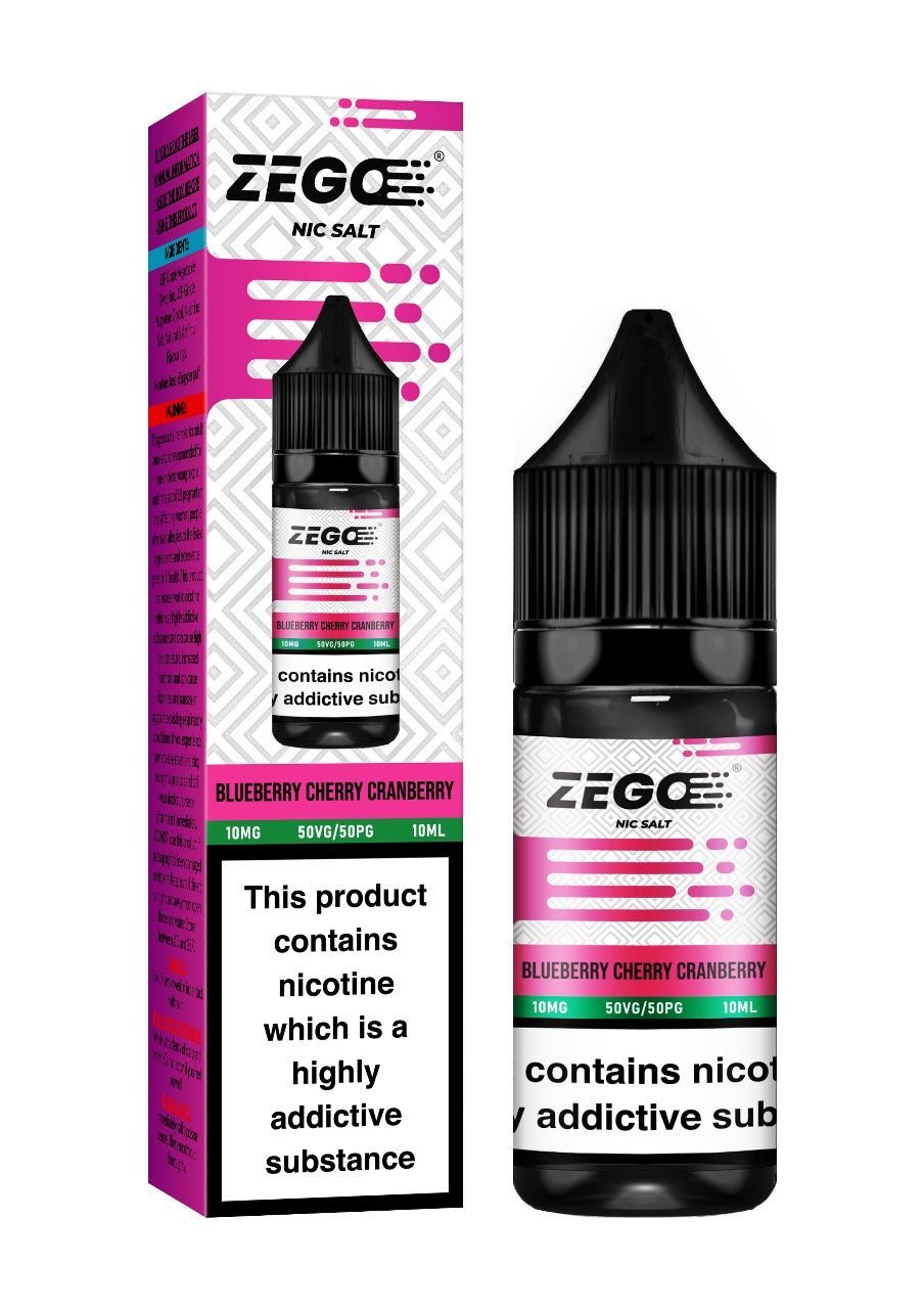 Zego Nic Salt 10ml E-Liquid - Box of 10 - Vape Villa